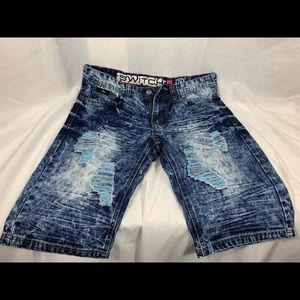 Distressed Jean Shorts size 34
